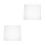 2Pcs Clear Fan Shape Book Weight Page Holders for Office Use 8