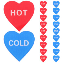100Stk Hot Cold Schild Aufkleber Für Bad Und
