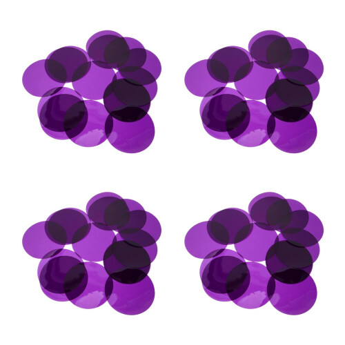 60Pcs Violet Colored Light Gel Sheets for Lamps Ambiance 2