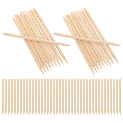 500Stk Scratchboard Bambus Stylus Holz Für & Schule