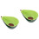 2Stk Keramik Snack- Und Dessertschüssel Avocadoform Grün 6