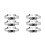 6Stk Babysitz Gurte Hochstuhl Gurt Verstellbar Nylon 5