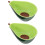 2Stk Keramik Snack- Und Dessertschüssel Avocadoform Grün 7