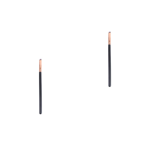 2Stk Bambus Make-Up Set Schwarz Mit Nylonborsten Für Damen 2