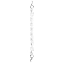 5Pcs Acrylic Purse Handles Chain Bag Strap White Metal Replacement