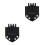 2Stk Ergonomischer Metallhalter Golf Handtuchclip Für 5