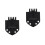 2Stk Ergonomischer Metallhalter Golf Handtuchclip Für 10