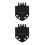 2Stk Ergonomischer Metallhalter Golf Handtuchclip Für 8