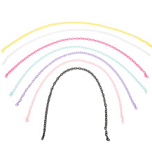70Stk Kunststoff Eyeglass Chains DIY Brillenhalter Zubehör