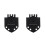 2Stk Ergonomischer Metallhalter Golf Handtuchclip Für 9