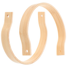 4Pcs Household Bamboo Teapot Handle Kettle Grip Replacement Beige