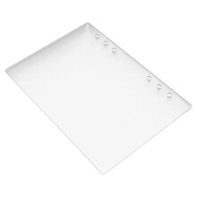 2Stk A5 Organizer Binder Cover Acryl Weiß Abnehmbar Langlebig