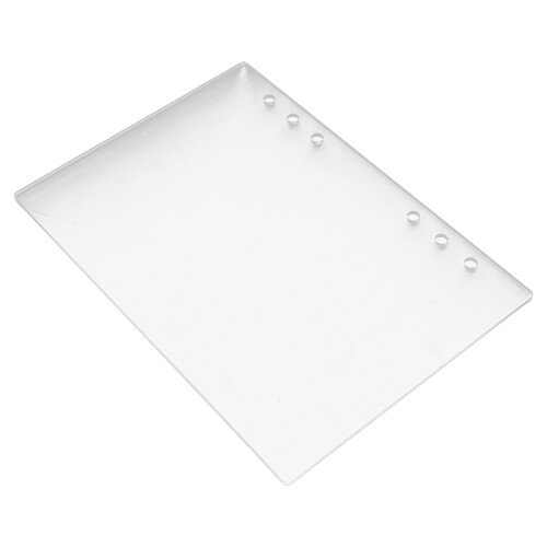 2Stk A5 Organizer Binder Cover Acryl Weiß Abnehmbar Langlebig