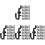 320 Pcs Plastic Pegboard Hooks Heavy Duty For Garage Tools Display 4