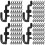 320 Pcs Plastic Pegboard Hooks Heavy Duty For Garage Tools Display 7