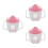 3Stk Trainingsbecher Für Kleinkinder Langlebigem PP Pink 6