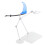 4Sets Kunststoff Action Figur Display Blau Mit - 2