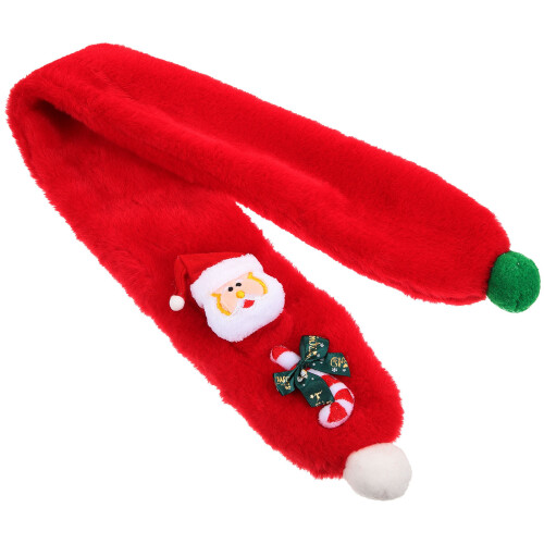 4Stk Kinder Halstuch Weihnachtsdekor Mit Haargummi 1