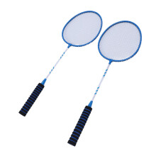 Iron Alloy Badminton 2 Pack Blue