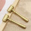 6Stk Goldenes Mini- -Hammer Set Für Und Party 9
