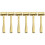 6Stk Goldenes Mini- -Hammer Set Für Und Party 3