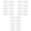 30Pièces Protections PVC Blanches Pour En Bois De Dock Durable 5