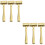 6Stk Goldenes Mini- -Hammer Set Für Und Party 7