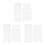 60Pièces Kit Marque-Pages Creux En Polyester Pour Broderie DIY 9
