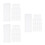 60Pièces Kit Marque-Pages Creux En Polyester Pour Broderie DIY 8