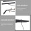 2Sets Autodach Reparaturset C-Säule -Verdeck ABS Nylon Schwarz 9