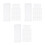 60Pièces Kit Marque-Pages Creux En Polyester Pour Broderie DIY 5