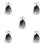 5Pièces Extensions Queue De Tressée Nylon Blanche Pour Rôles 8