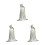 3Pièces Cape À Argentée Halloween Unisexe Costume Original 9