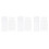 60Pièces Kit Marque-Pages Creux En Polyester Pour Broderie DIY 6