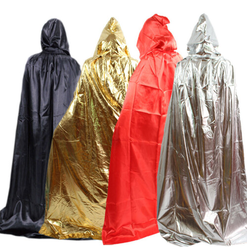 3Pièces Cape À Argentée Halloween Unisexe Costume Original 1