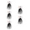 5Pièces Extensions Queue De Tressée Nylon Blanche Pour Rôles 6