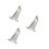 3Pièces Cape À Argentée Halloween Unisexe Costume Original 6