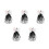 5Pièces Extensions Queue De Tressée Nylon Blanche Pour Rôles 4