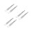 6Pièces Outil Express Paupières Acier Inoxydable Durable Design Argent 9