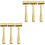 6Stk Goldenes Mini- -Hammer Set Für Und Party 4