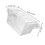 2Pièces Boîte D'élevage Poisson Transparent ABS Léger Avec Ventouses 2