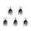 5Pièces Extensions Queue De Tressée Nylon Blanche Pour Rôles 5