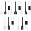 5Ensembles Nettoyeur Clavier Antistatique Multi Avec Keycap Puller ABS 5