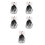 5Pièces Extensions Queue De Tressée Nylon Blanche Pour Rôles 9