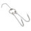 24Pièces Crochets Viande Double Acier Pour Suspension Bbq 2