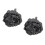 2Pièces Ruban Gingham Volanté Élastique Noir Pour Accessoires Couture 7