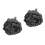 2Pièces Ruban Gingham Volanté Élastique Noir Pour Accessoires Couture 8