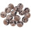 45Stk Runde Silikonperlen Leopard DIY Bastelset Schmuck 1