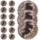 45Stk Runde Silikonperlen Leopard DIY Bastelset Schmuck 3