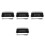 4Pièces Conteneur Beurre Noir Couvercle Couteau 6